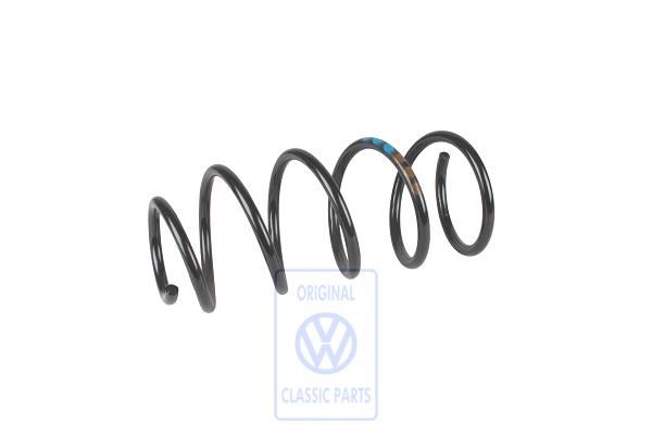 Volkswagen Polo 3 (6N) schroefveer voor automaat (AHW, APE, AKW) - 3 bruine en 3 blauwe strepen