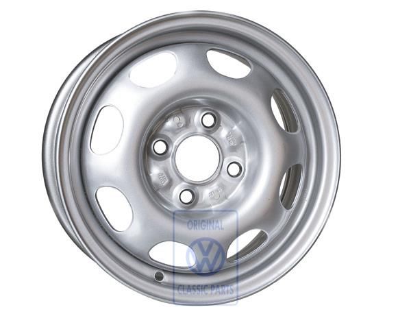 Volkswagen Polo 3 (6N) stalen velg 5,5Jx13 H2 ET43 4x100 - chroom