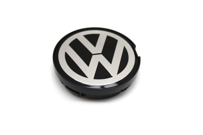 Originele Volkswagen naafkap - chroomkleurig/zwart