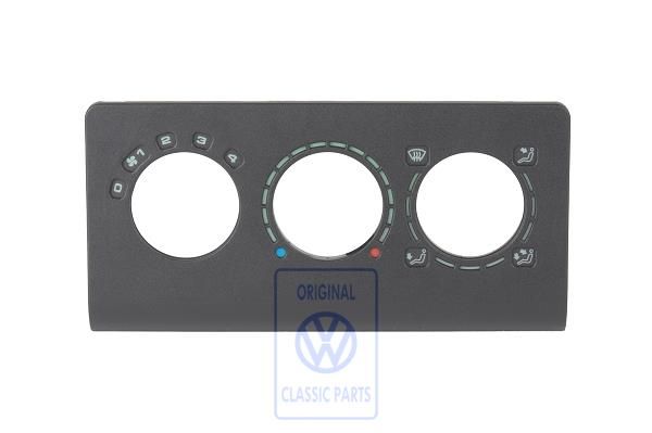 Volkswagen Polo 3 (6N) afdekplaat verwarmingsbediening
