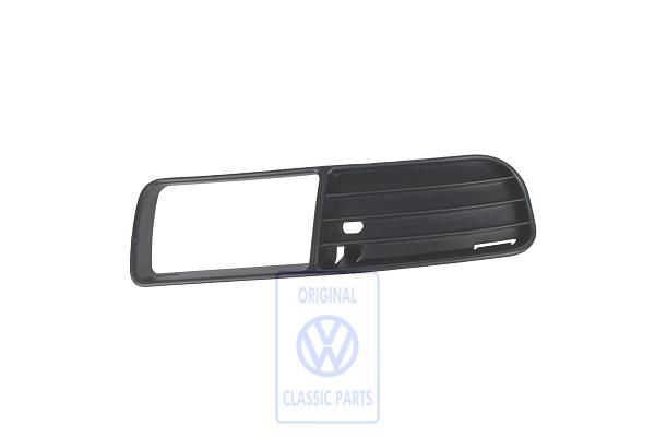 Volkswagen Polo 3 (6N) afdekking grille - rechtsbuiten, satijnzwart
