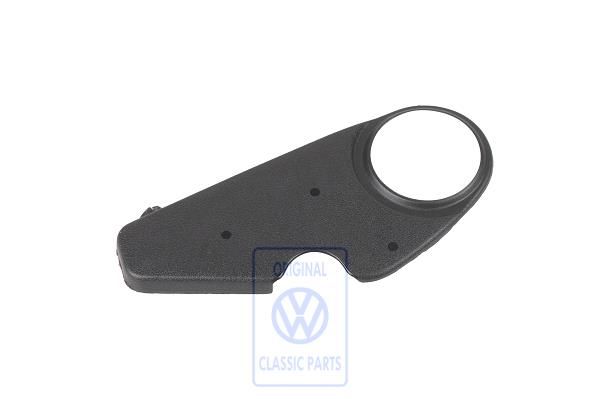 Volkswagen stoelbekleding links met opening - satijnzwart