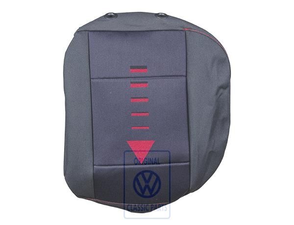 Volkswagen Polo 3 (6N) stoelbekleding linksachter - gebroken zwart