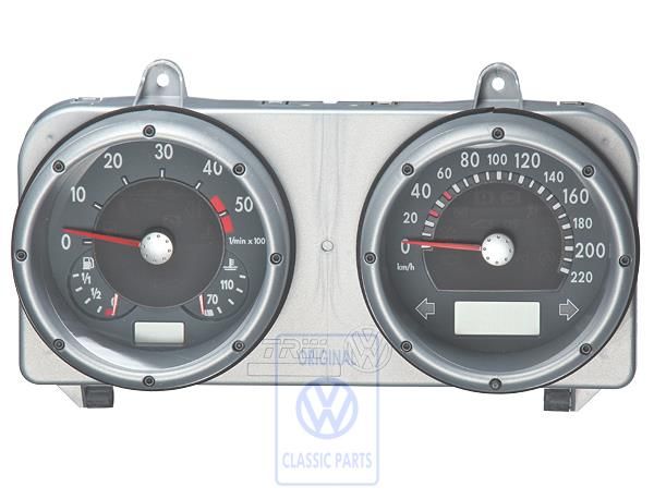 Volkswagen Polo 3 (6N) instrumentenpaneel 220 km/h (AMF)