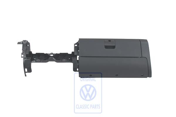 Volkswagen Polo 3 (6N) handschoenenkastje - gebroken zwart, links gestuurd