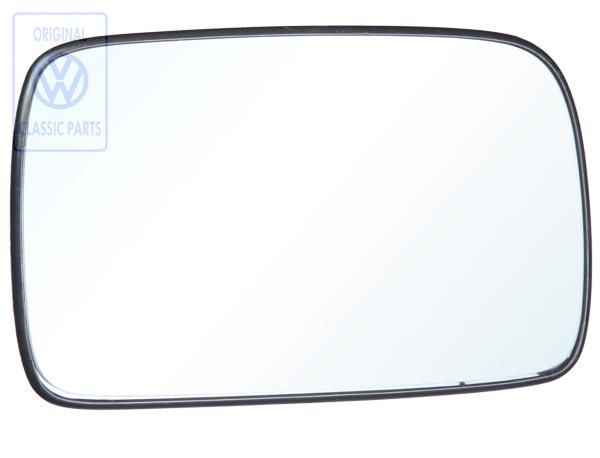 Volkswagen Polo 3 (6N) spiegelglas asferisch voor elektrische spiegel - rechts