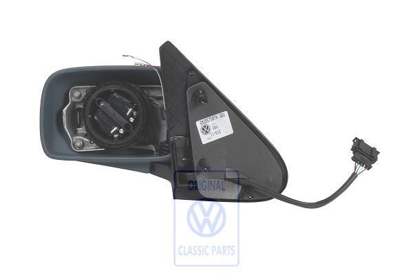 Volkswagen Polo 3 (6N) buitenspiegelbehuizing - links, gegrond, rechtsgestuurd