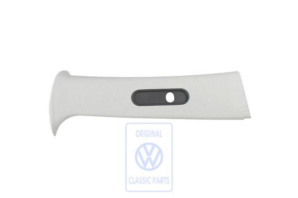 Volkswagen Polo 3 (6N) bekleding B-stijl rechtsboven - parelgrijs, 2-deurs