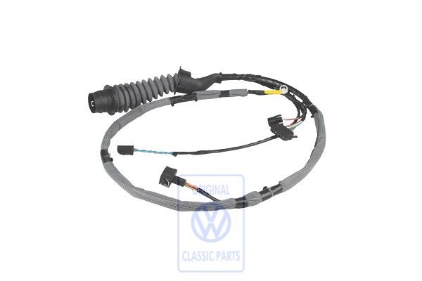 Volkswagen Polo 3 (6N) kabelboom buitenspiegel, ruit en slot - rechts