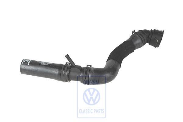 Volkswagen koelmiddelslang flens naar radiateur
