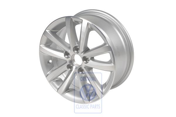 Volkswagen lichtmetalen velg Portland 14 inch ET43 - zilver