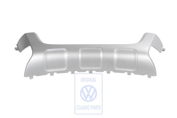 Volkswagen afdekking bumper middenonder - matzilver metallic