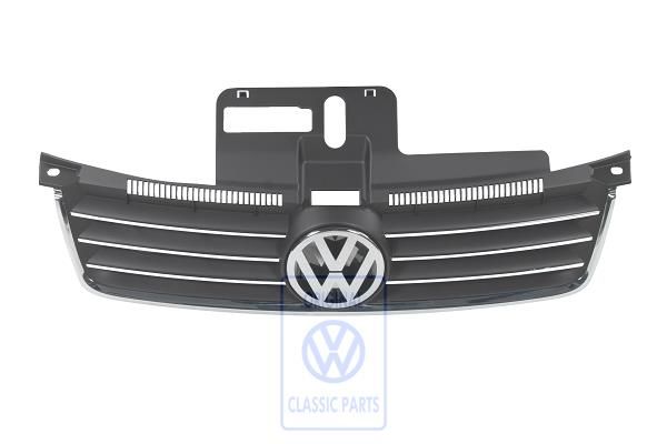 Volkswagen Polo 4 (9N) grille met verchroomde sierlijsten