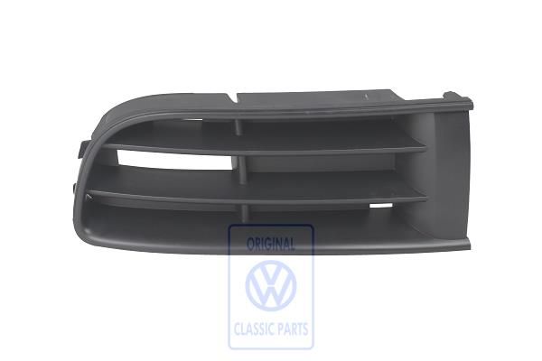 Volkswagen Polo 4 (9N) ventilatierooster linksbuiten - satijnzwart