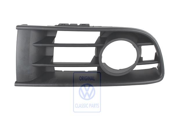 Volkswagen Polo 4 (9N) ventilatierooster rechtsbuiten - satijnzwart