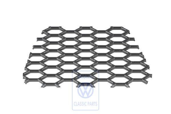Volkswagen sierrooster achterbumper - links, satijnzwart