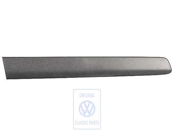 Volkswagen beschermlijst zijpaneel - rechts, satijnzwart, 2-deurs