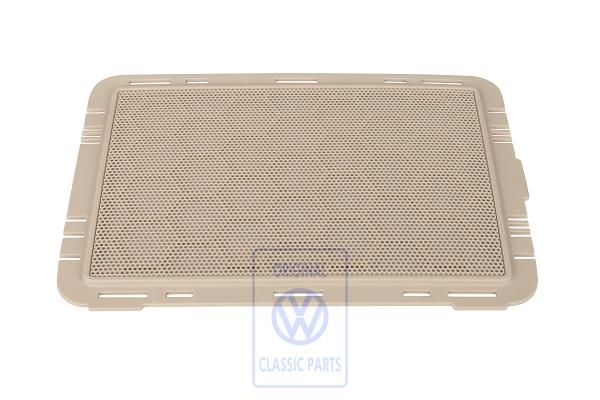 Volkswagen Polo 4 (9N) luidsprekerrooster lage tonen linksachter - crèmebeige