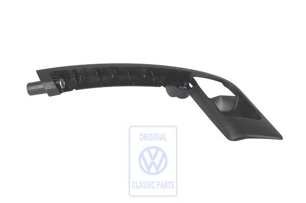 Volkswagen Polo 4 (9N) portiergreep linksachter - satijnzwart