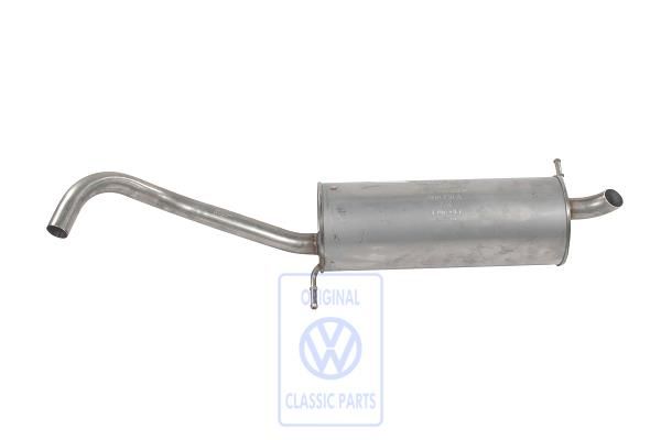 Volkswagen Polo 4 (9N) einddemper (AUA, BBY, BKY)