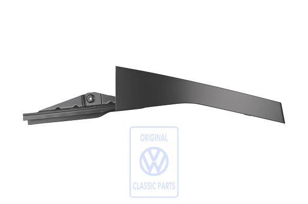 Volkswagen afdekking deurraamframe - rechtsachter, rallyzwart