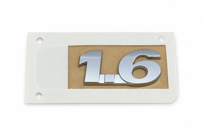 Volkswagen Polo 5 (6R/2G) embleem - chroom