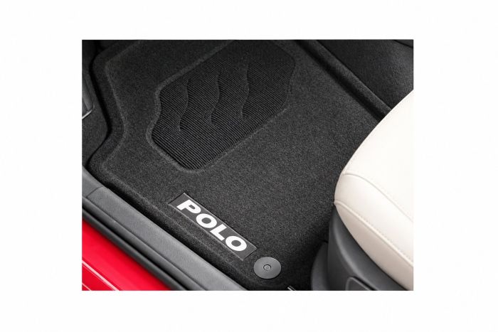 Volkswagen Polo 5 (6R) velours mattenset - satijnzwart
