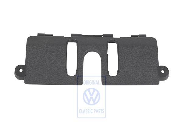 Volkswagen Polo 5 (6R) afdekking achterklepslot - satijnzwart
