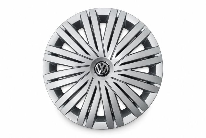 Volkswagen Polo 5 (6R/2G) wieldop - wieldop chroomglans/zwart
