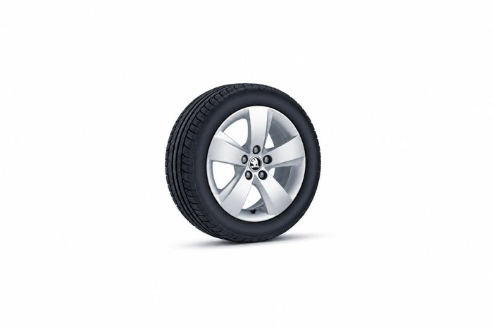 Škoda Fabia 3, Rapid (NH) lichtmetalen velg - zilver (15 inch)