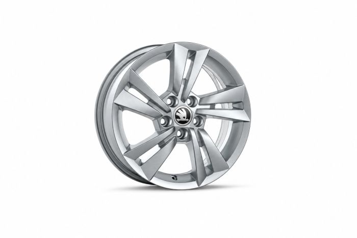 Škoda Fabia 3, Rapid (NH) lichtmetalen velg - zilver (15 inch)