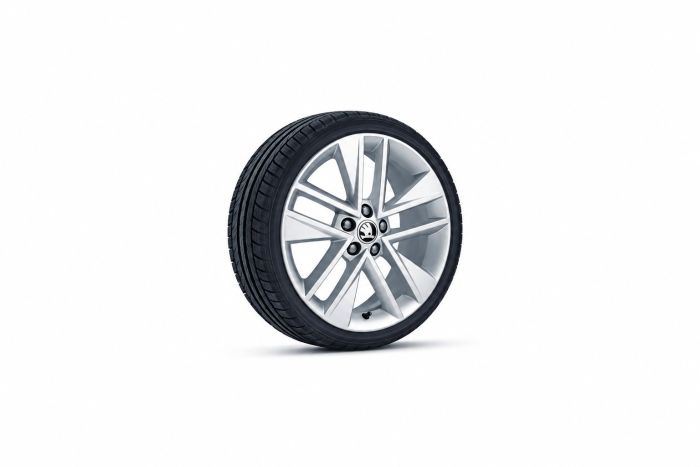 Škoda Fabia 3 (NJ/PJ) lichtmetalen velg - zilver (17 inch)
