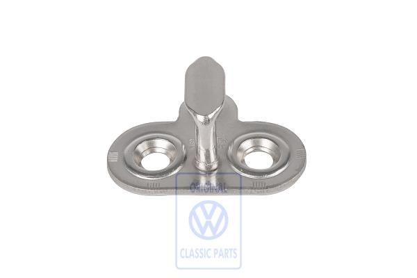 Volkswagen Polo 3 (6N) sluitplaat achterklep