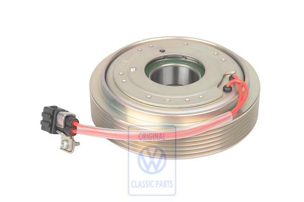 Volkswagen Transporter T4 elektromagnetische koppeling aircocompressor 128 mm