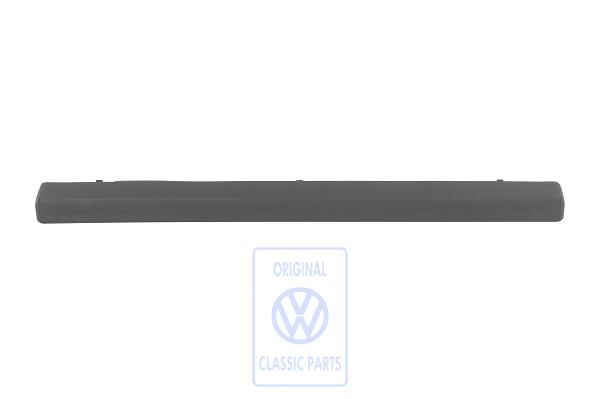 Volkswagen Transporter T4 afdekking kentekenverlichting - satijnzwart
