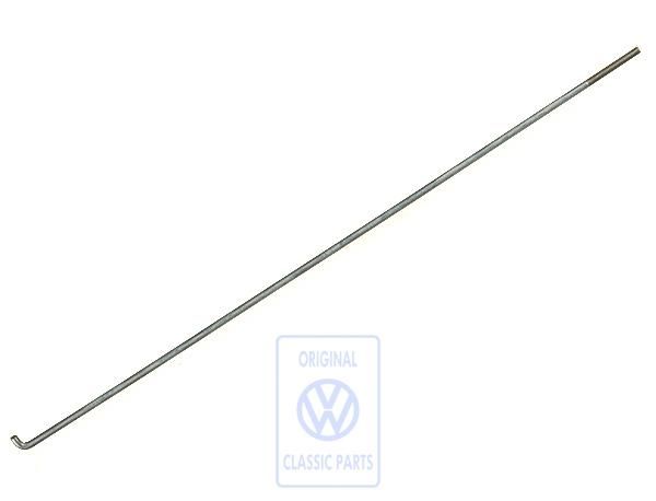 Volkswagen Transporter T4 bedieningsstang achterklep - 285 mm