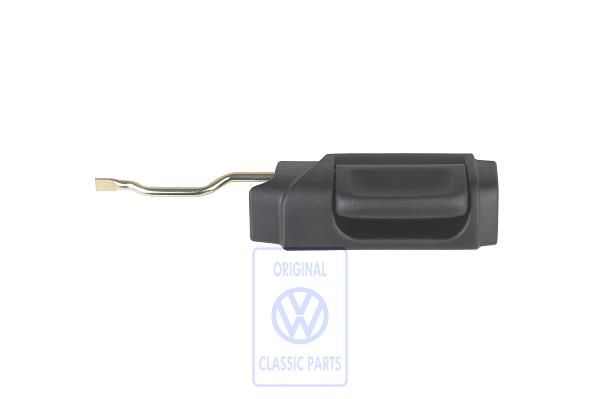 Volkswagen Transporter T4 binnenbediening schuifdeur - links, zwart