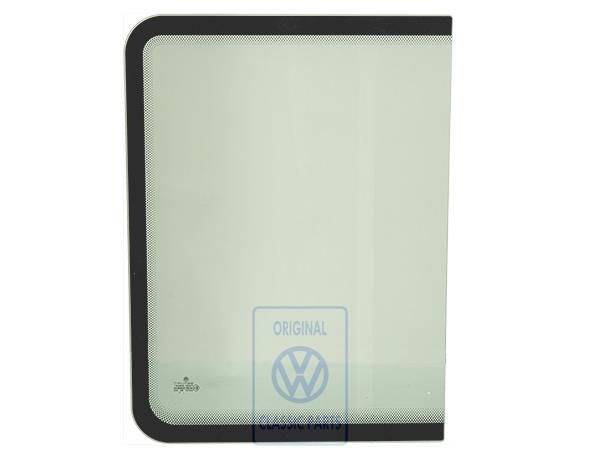 Volkswagen Transporter T4 zijruit vast met hor - links, groen