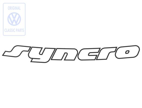 Volkswagen Transporter T4 syncro-plakletters motorkap - satijnzwart