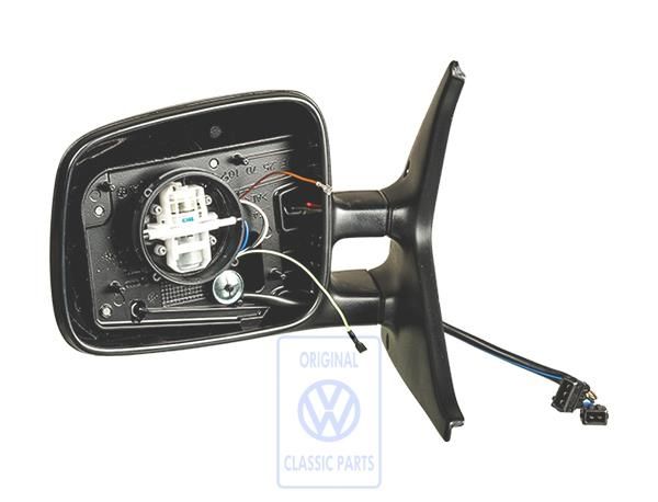Volkswagen Transporter T4 buitenspiegelhuis links elektrisch verwarmd - satijnzwart