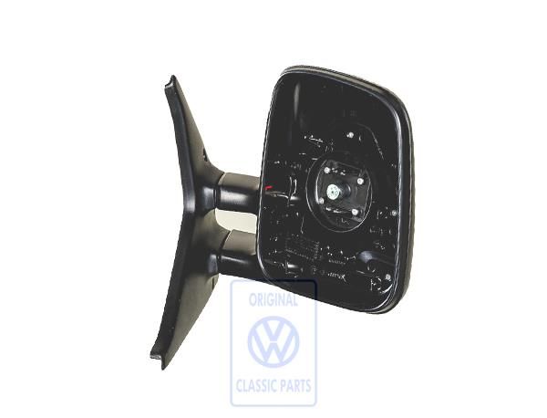 Volkswagen Transporter T4 buitenspiegelbehuizing - rechts, satijnzwart, linksgestuurd