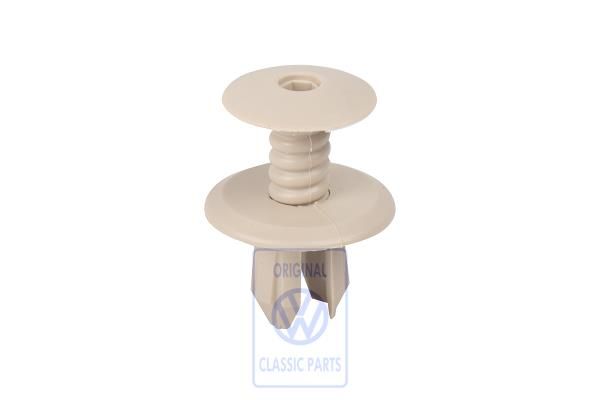 Volkswagen clip voor bagageruimtebekleding - maïszijdebeige