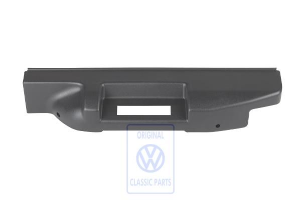 Volkswagen Transporter T4 bekleding zitframe linksvoor - satijnzwart