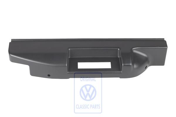 Volkswagen Transporter T4 bekleding zitframe rechtsvoor - satijnzwart