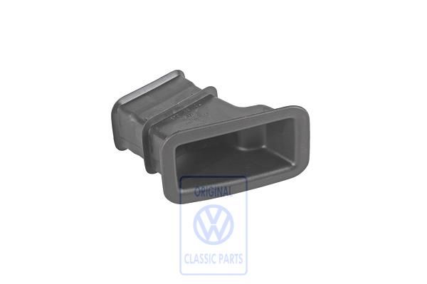 Volkswagen Transporter T4 hoofdsteunframe tweezitsbank - rechts, satijnzwart