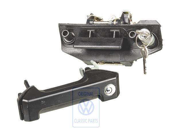 Volkswagen Transporter T4 slotenset schuifdeur rechts en achterklep