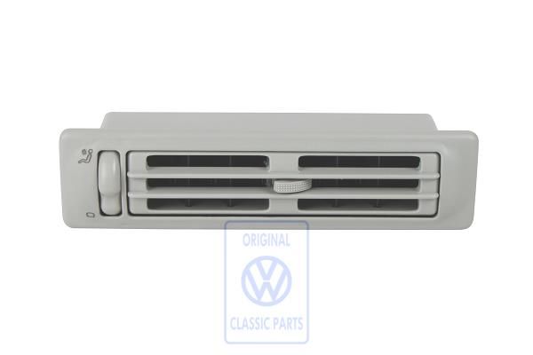 Volkswagen luchtrooster voor tweede verdamper - parelgrijs
