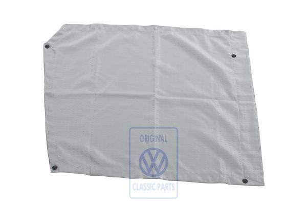Volkswagen Transporter T4 gordijn achterruit links - flanelgrijs, dubbele deuren