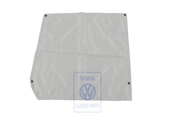 Volkswagen Transporter T4 gordijn achterruit rechts - flanelgrijs, dubbele deuren