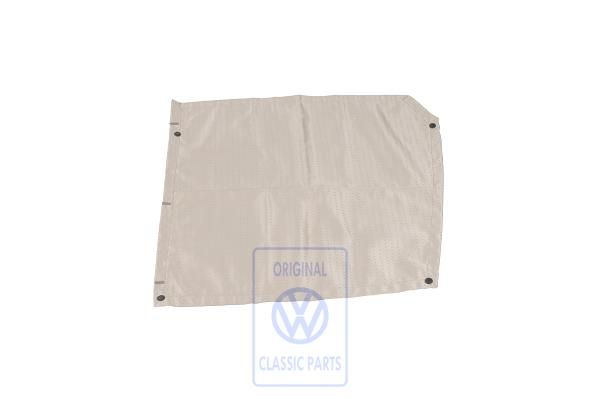 Volkswagen Transporter T4 gordijn achterruit rechts - lichtbeige, dubbele deuren